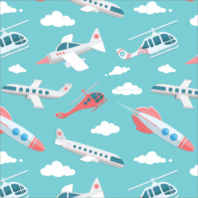 ✈️ Мекото кубче "Летящи самолети"