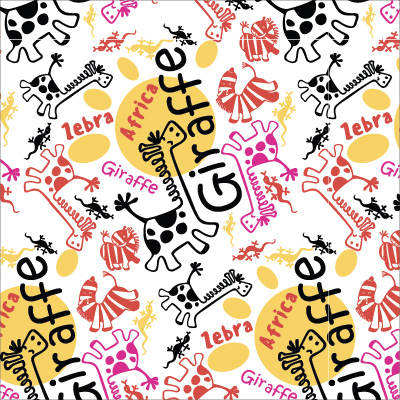 🦒 Пуф Пирамида "Африкански жирафи"