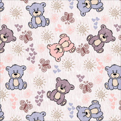 🧸 Пуф Манго "Пастелни мечета"