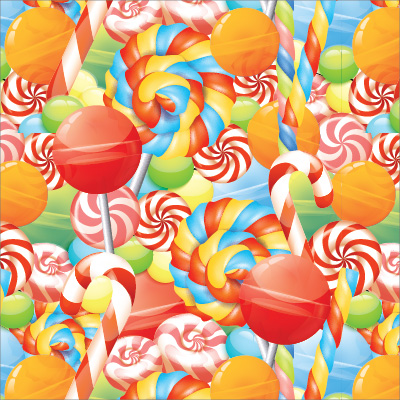 🍭 Детски пуф "Цветна лакомия"