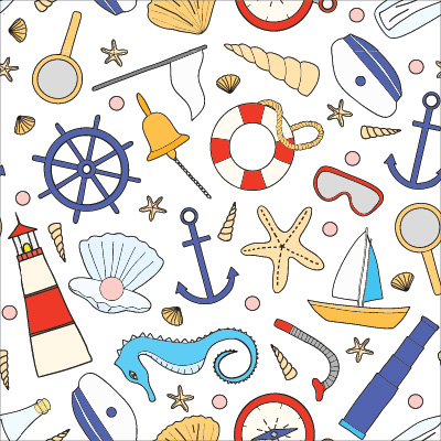 ⚓ Мекото кубче "Морски съкровища"