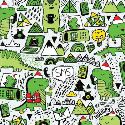 🦖 Мекото кубче "Зелени динозаври"