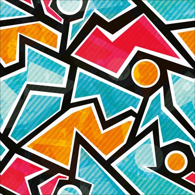 🎨 Детски пуф "Граффити Екшън"