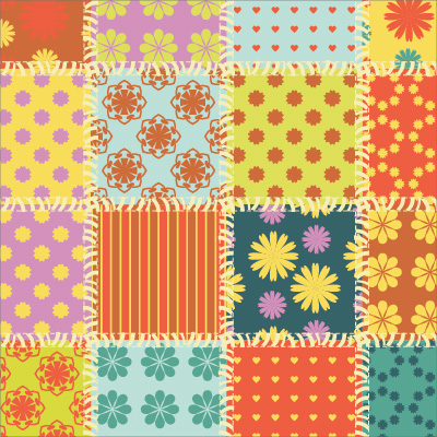 🌻 Кръгъл пуф "Слънчев Пачуърк"