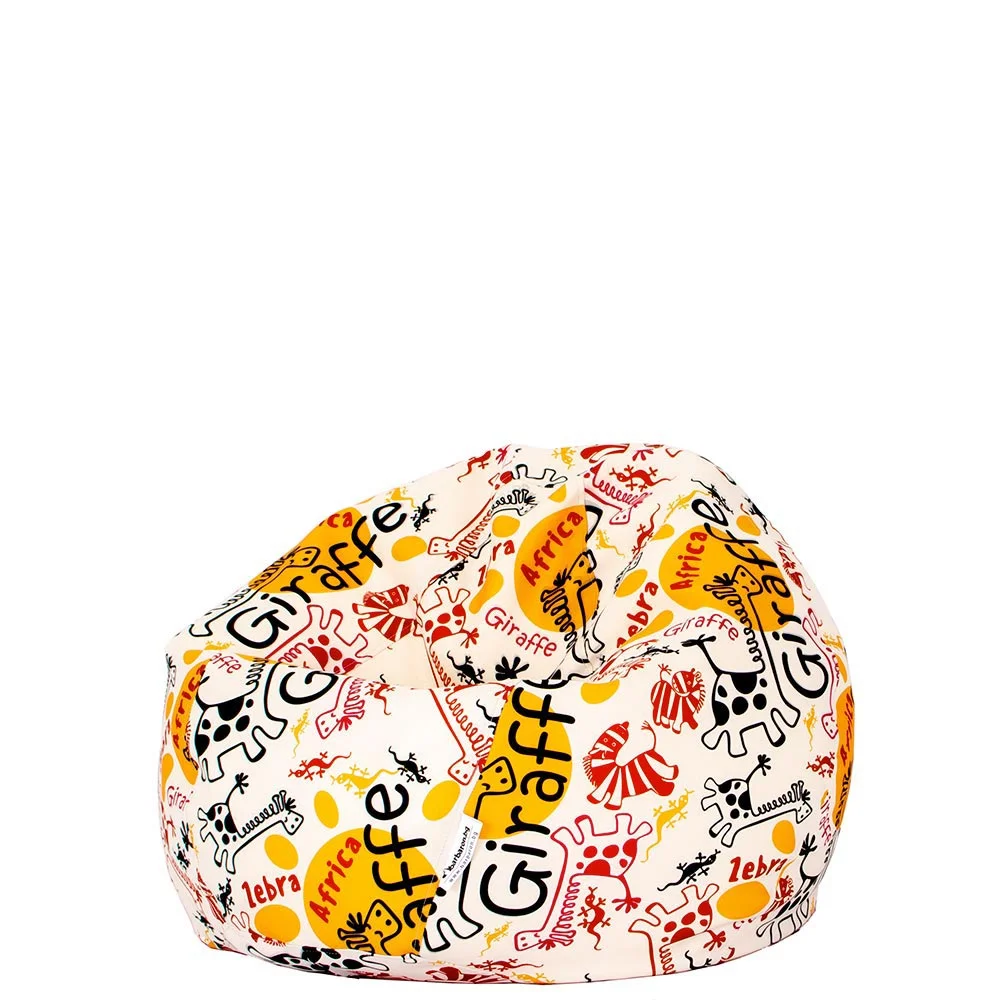🦒 Пуф Детски пуф "Африкански жирафи"