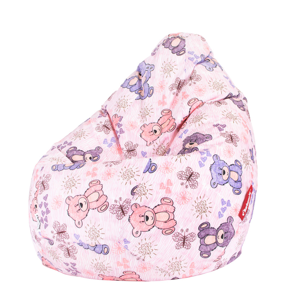 🧸 Пуф Круша "Пастелни мечета"