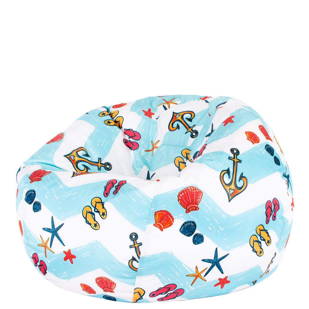 🏖️ Пуф Ябълка "Морска почивка"