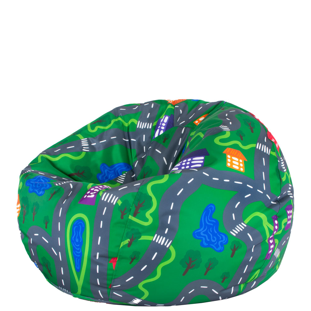 🏙️ Пуф Ябълка "Градска карта"