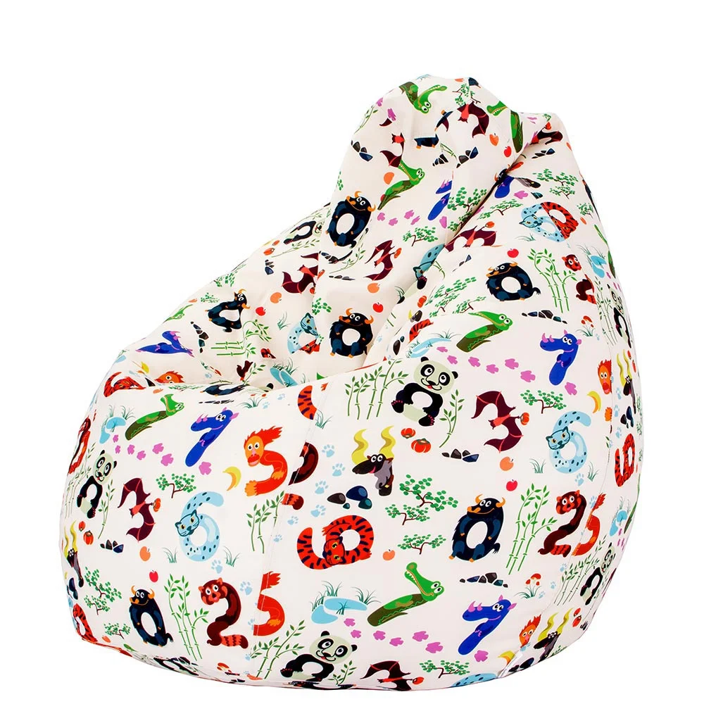 🔢 Пуф Круша "Цифри и животни"