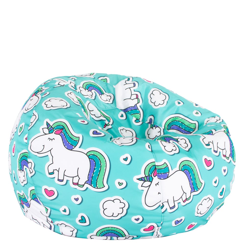 🦄 Пуф Ябълка "Еднорози сърца"