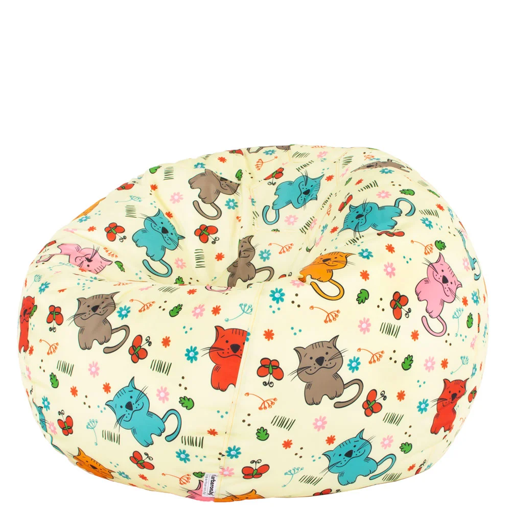 🐱 Пуф Ябълка "Весели котета"