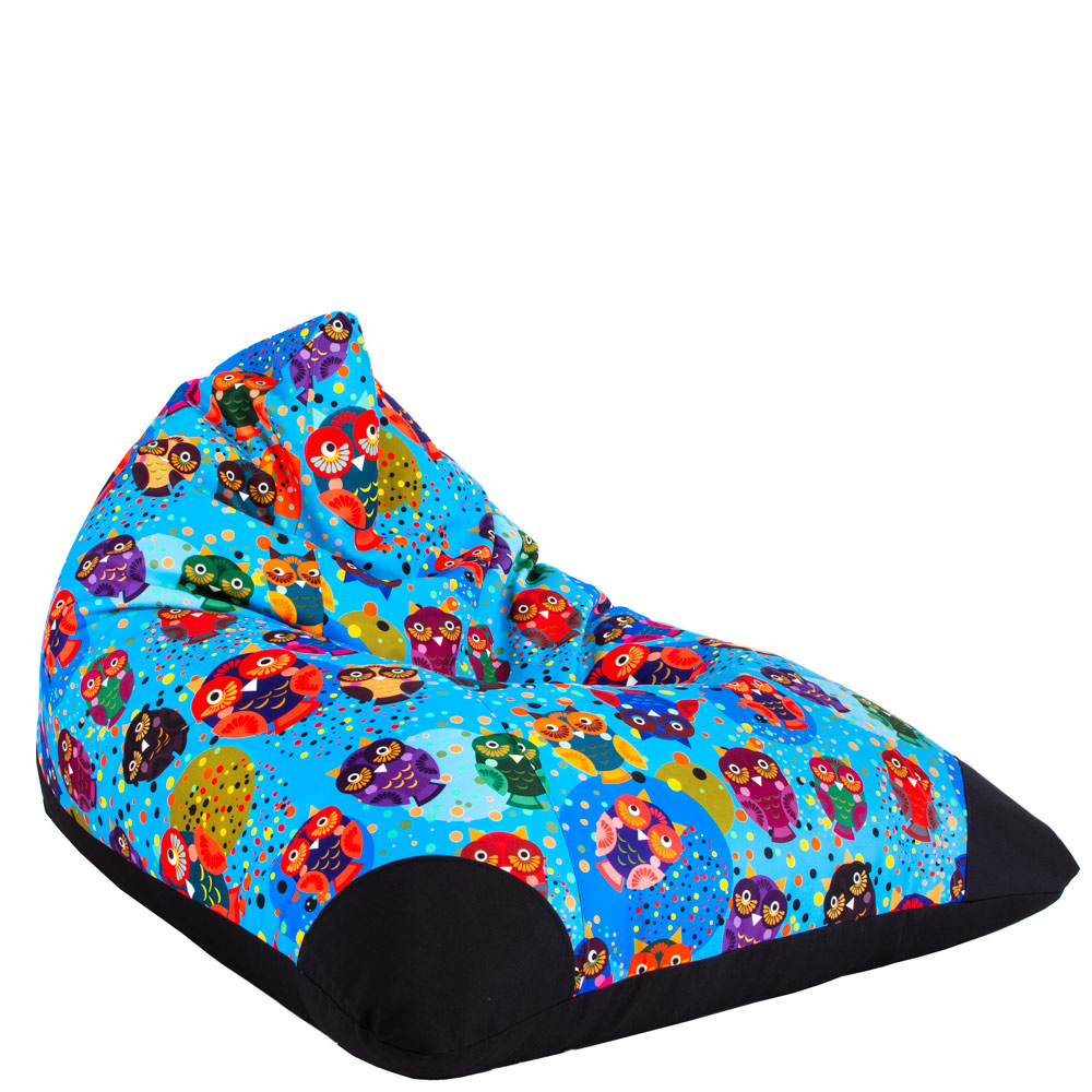 🦉 Пуф Пирамида "Цветни бухали"