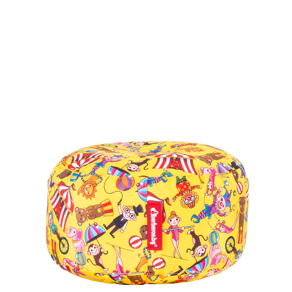 🎪 Кръгъл пуф "Цирков парад"