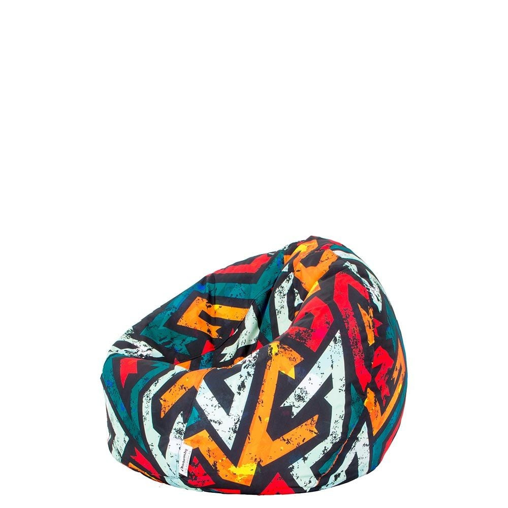 ⚡ Детски пуф "Урбан Зигзаг"
