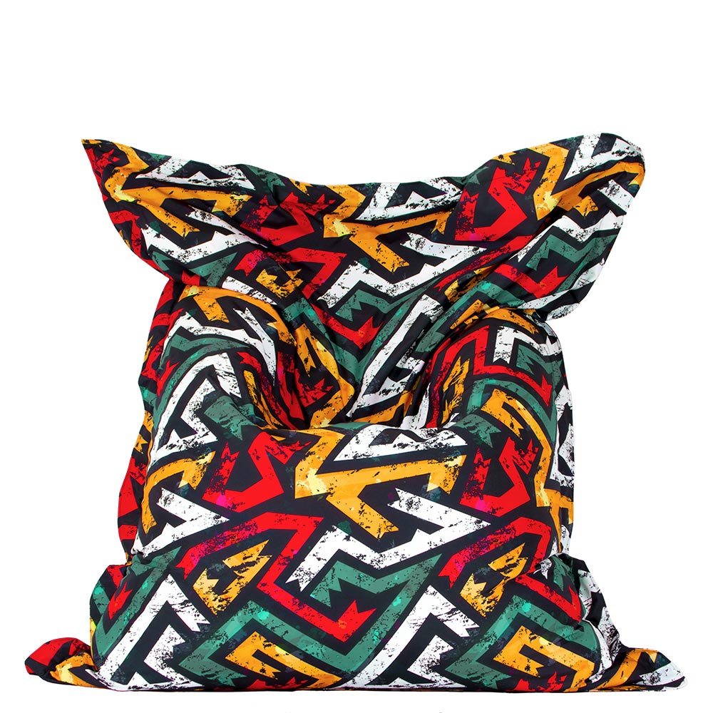 ⚡ Пуф Възглавница "Урбан Зигзаг"