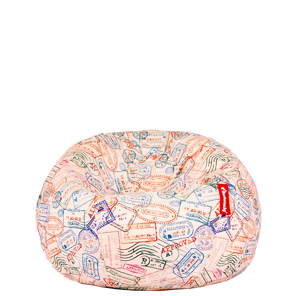 ✉️ Пуф Ябълка "Пощенски Марки"