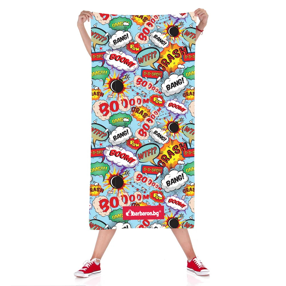 Плажна кърпа "Комикс Експлозия"
