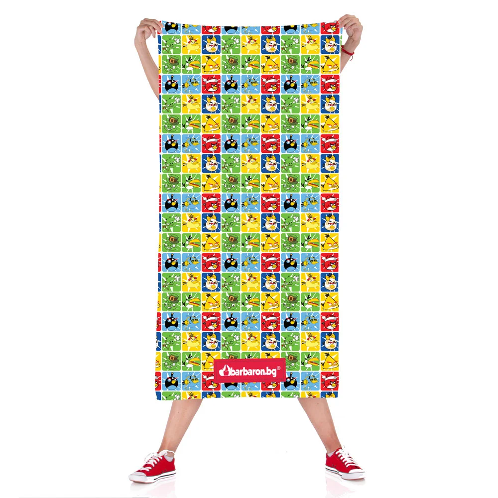 Плажна кърпа "Angry Birds"