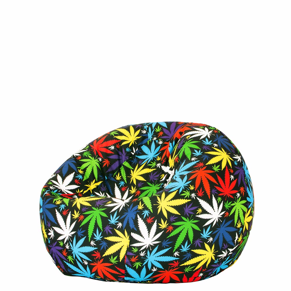 🌿 Пуф Ябълка "Канабис Рейв"