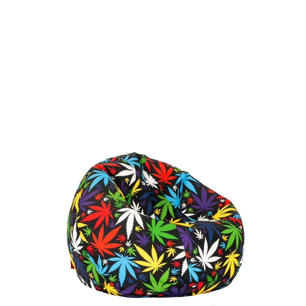 🌿 Детски пуф "Канабис Рейв"