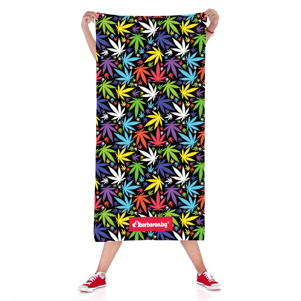 Плажна кърпа "Канабис Рейв"