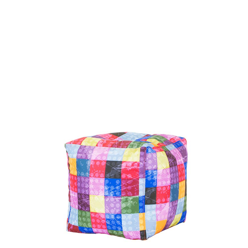 ◼️ Пуф Мек куб "Шарени квадрати"