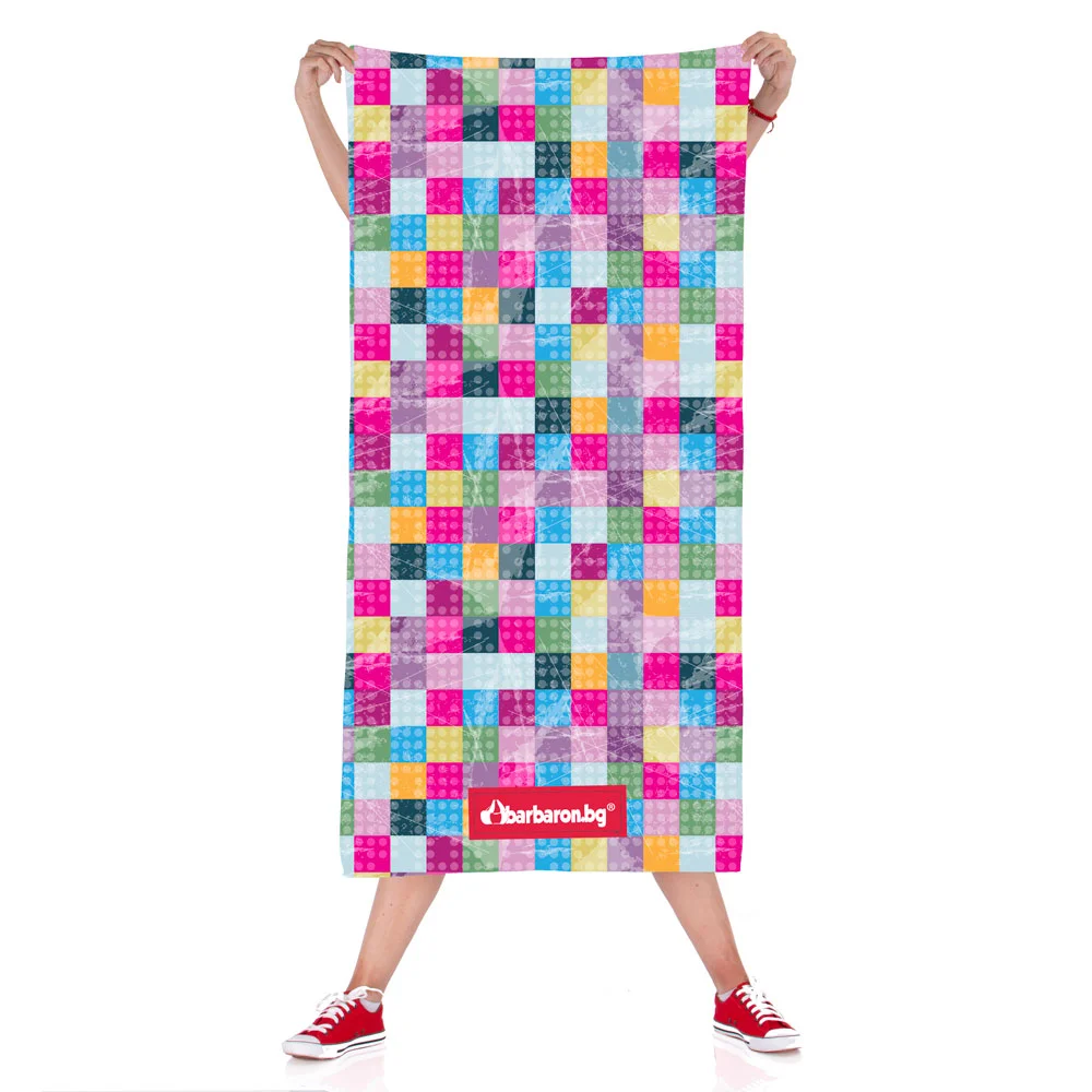 Плажна кърпа "Шарени квадрати"