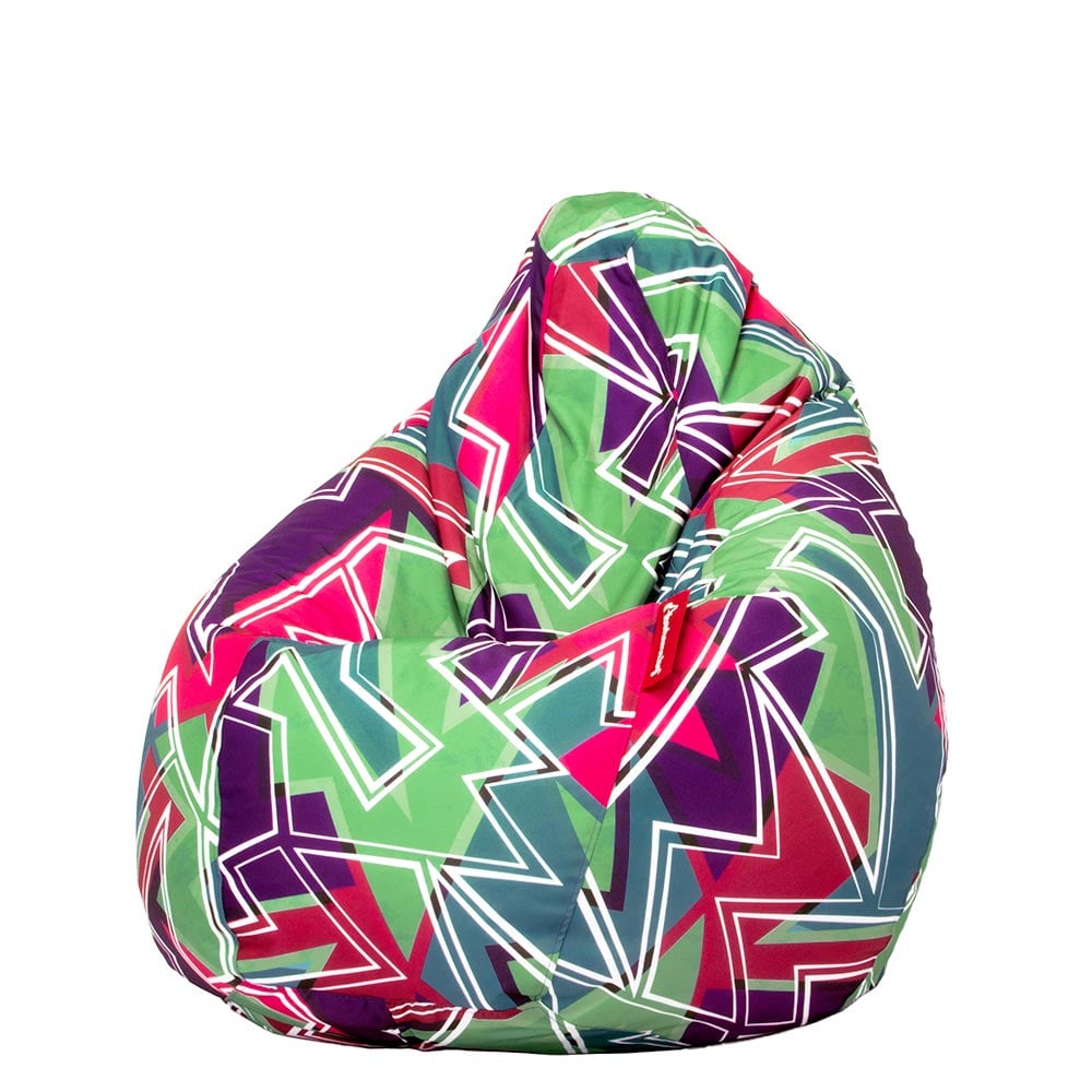 🔷 Пуф Круша "Геометричен Лабиринт"