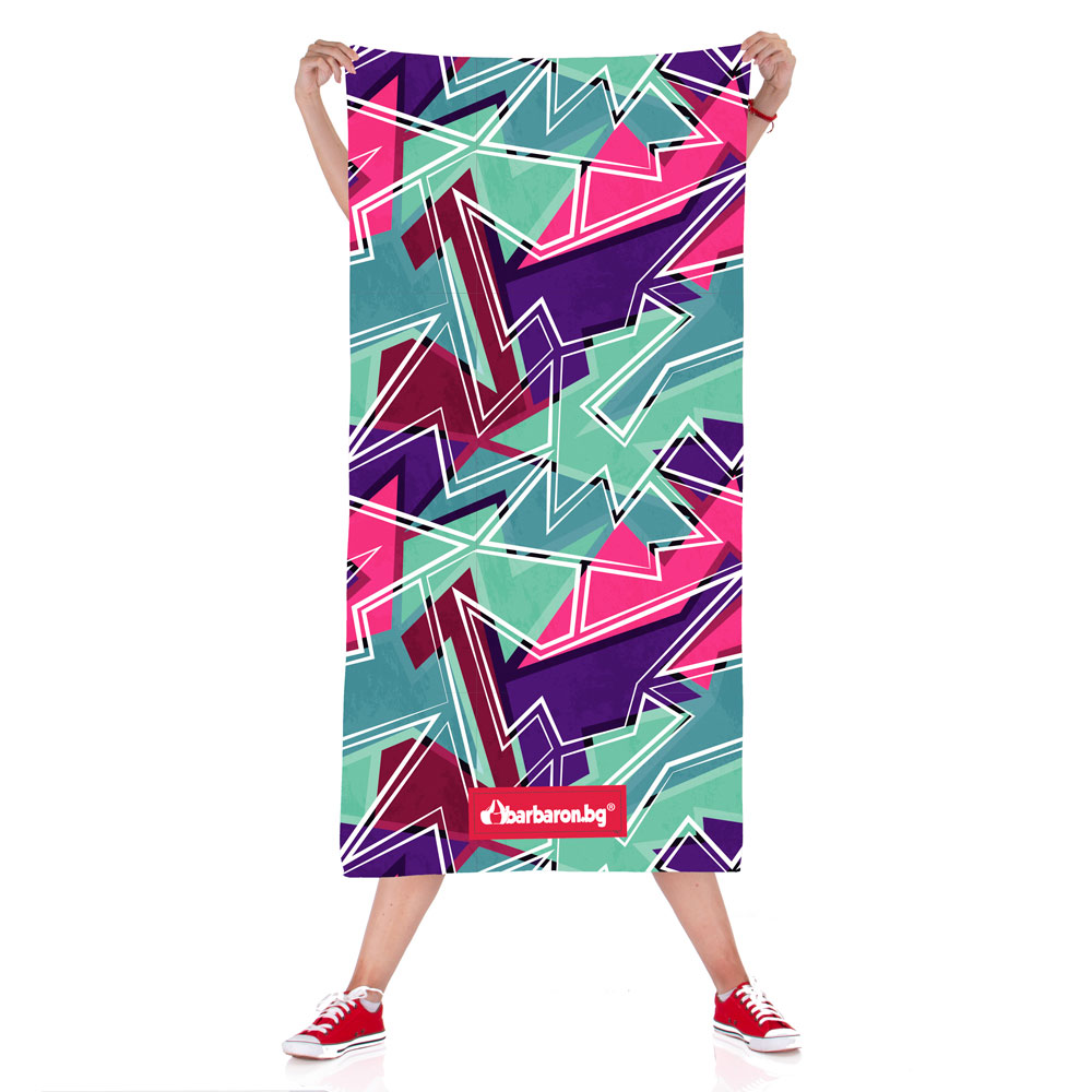 Плажна кърпа "Геометричен Лабиринт"