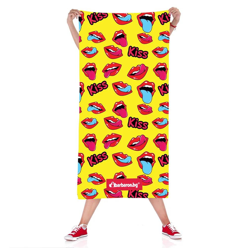 Плажна кърпа "Поп Устни"