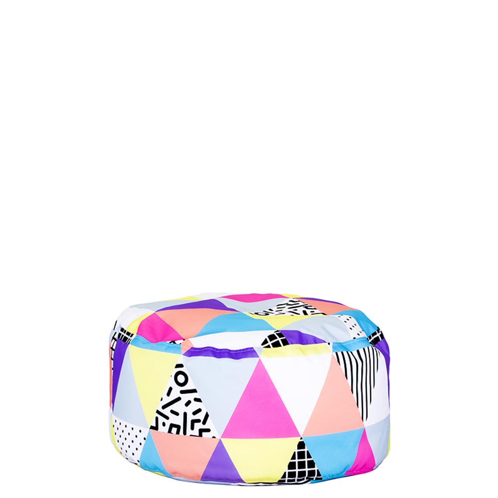 🎪 Кръгъл пуф "Мемфис Микс"