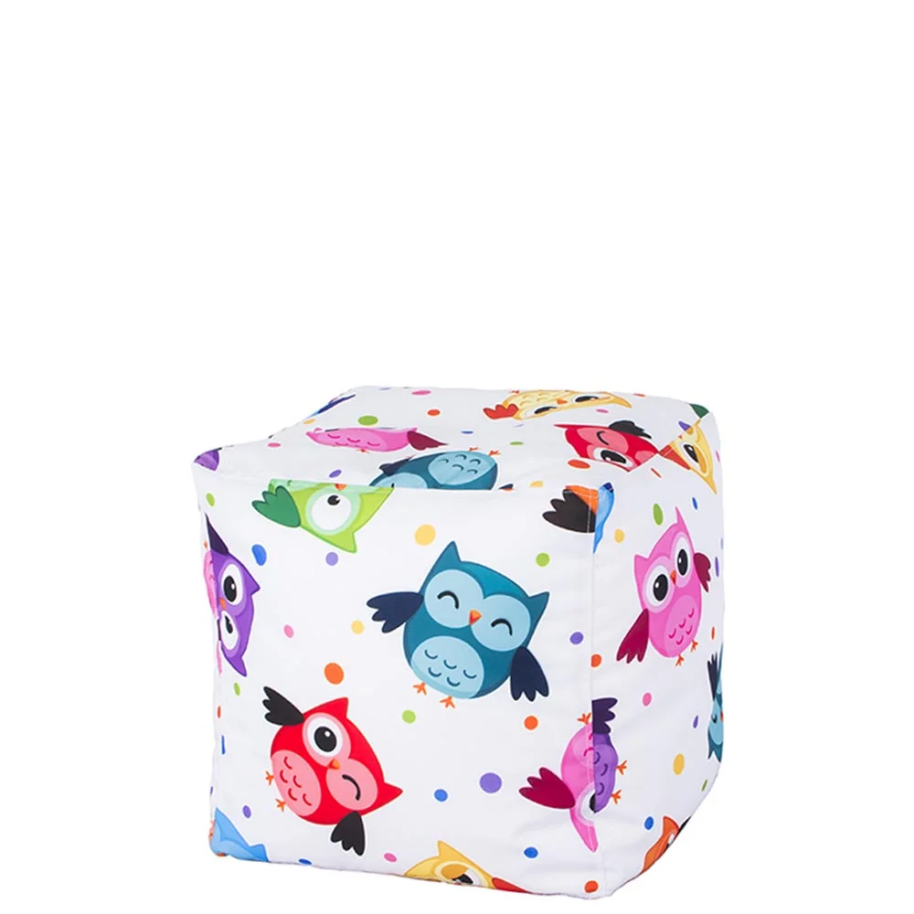 🦉 Мекото кубче "Цветни бухали"