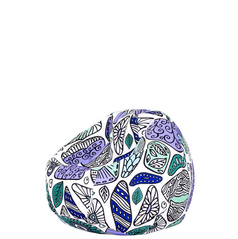 🍃 Детски пуф "Етно листа"