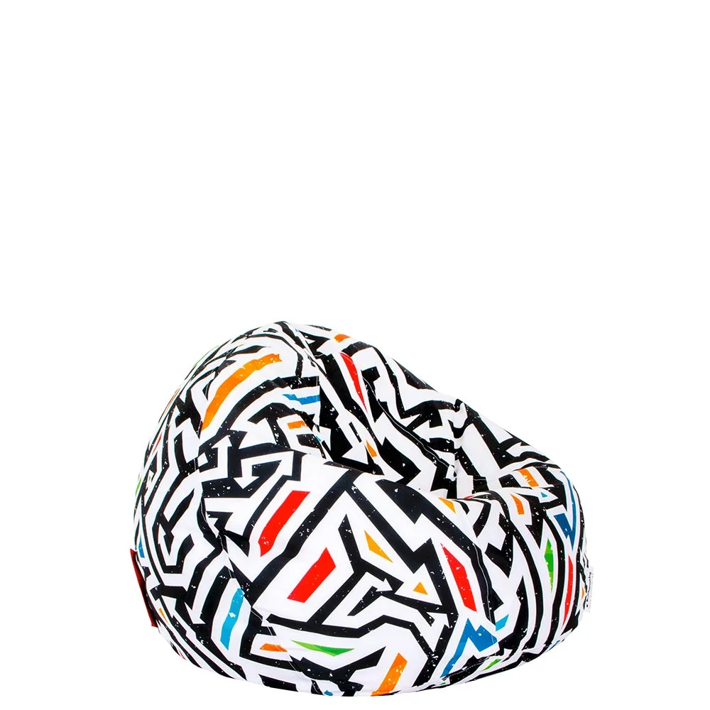 🎨 Детски пуф "Графити лабиринт"