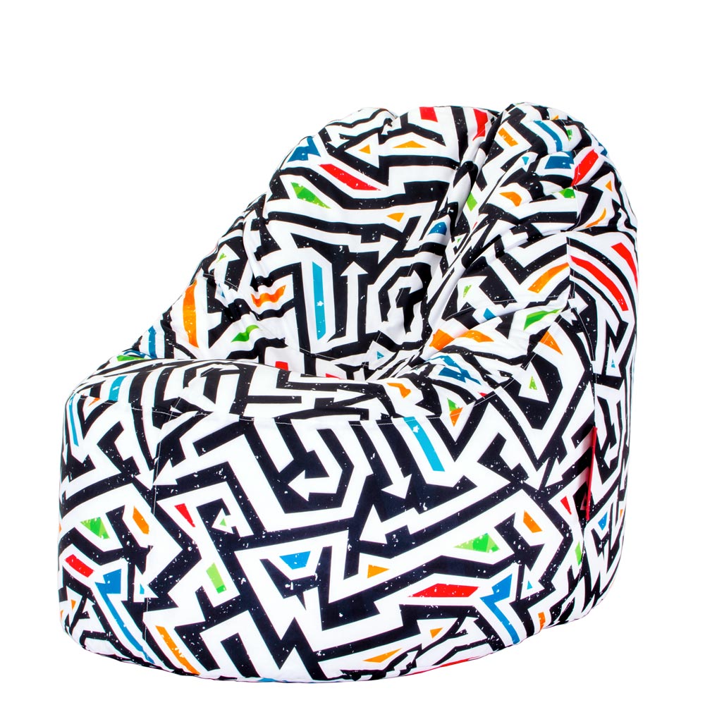 🎨 Пуф Манго "Графити лабиринт"