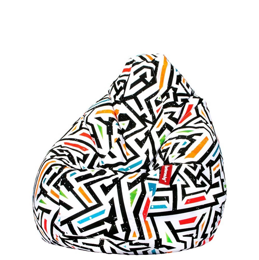 🎨 Пуф Круша "Графити лабиринт"