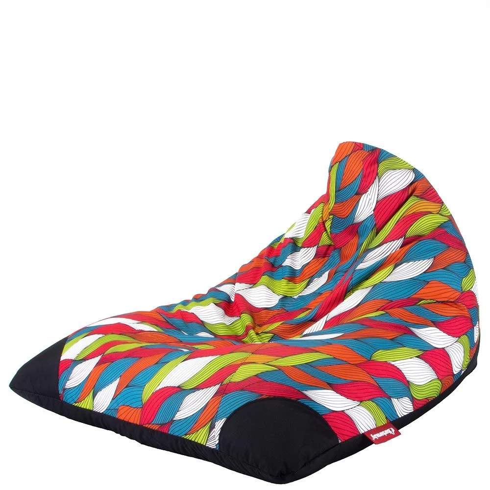 🌊 Пуф Пирамида "Вълнообразни ленти"