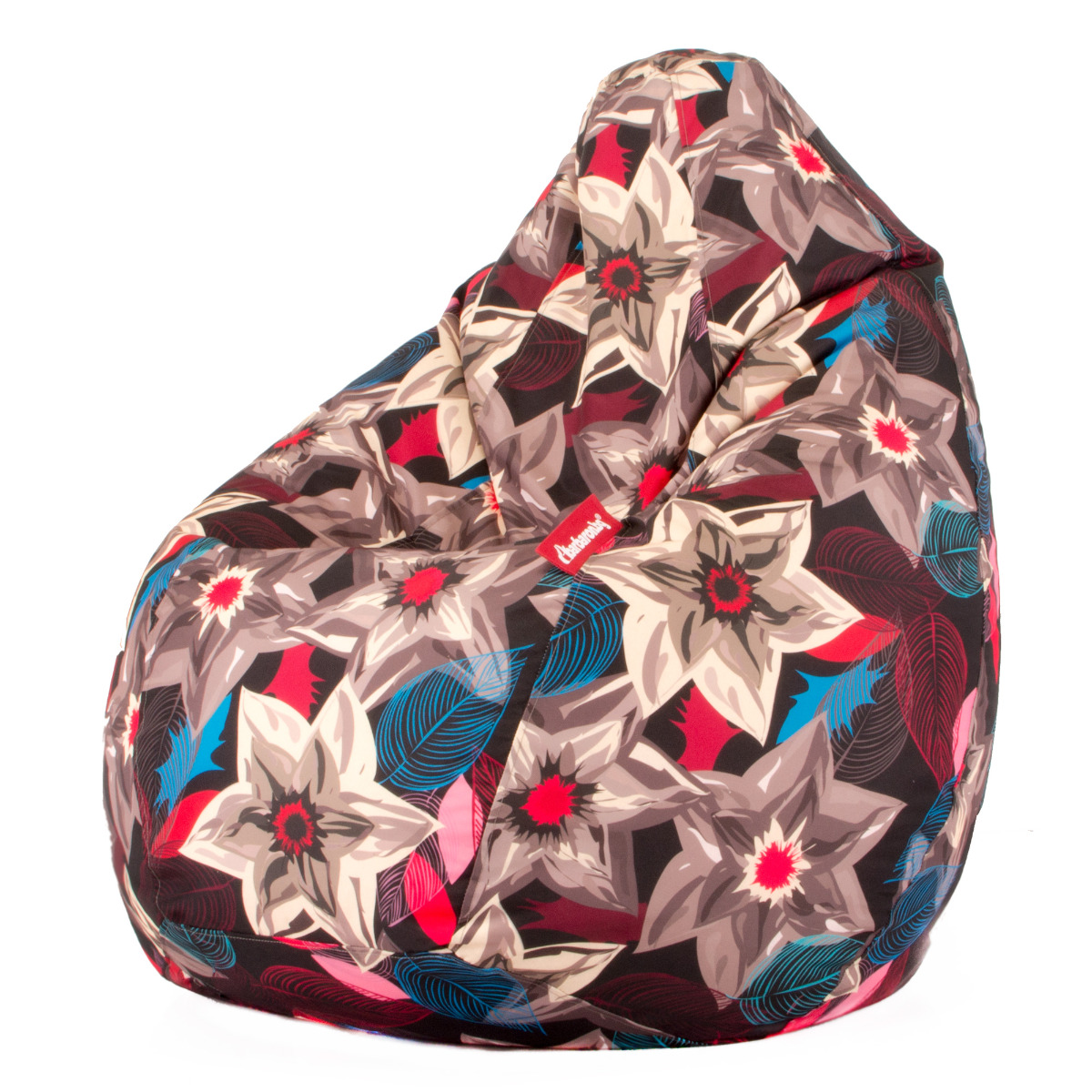 🌺 Пуф Круша "Тропически цветя"