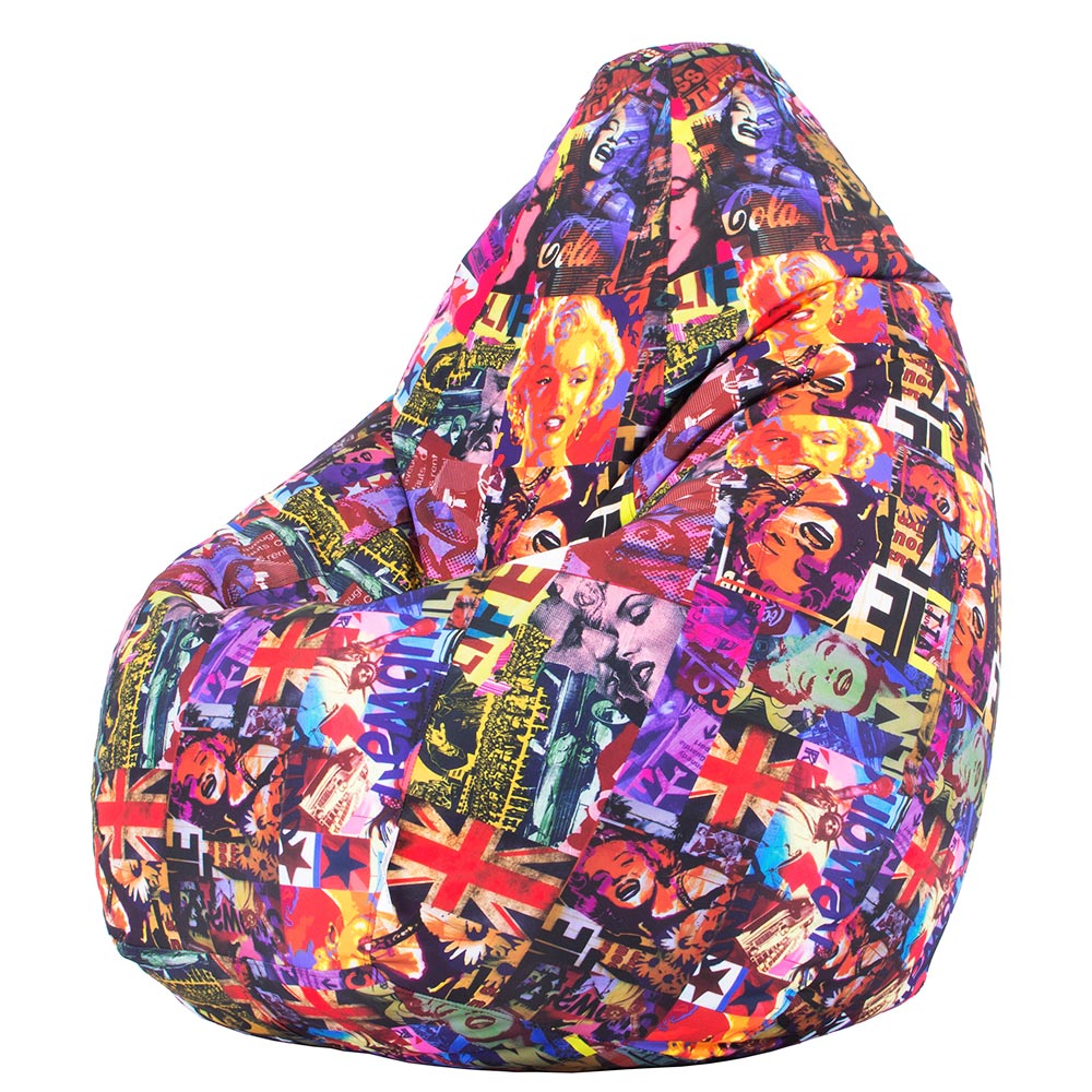 🎨 Пуф Круша "Поп Арт Мерилин Монро"