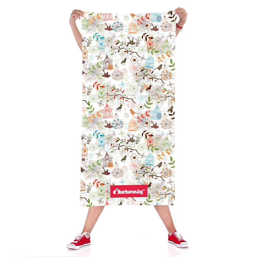 Плажна кърпа "Птици в градината"