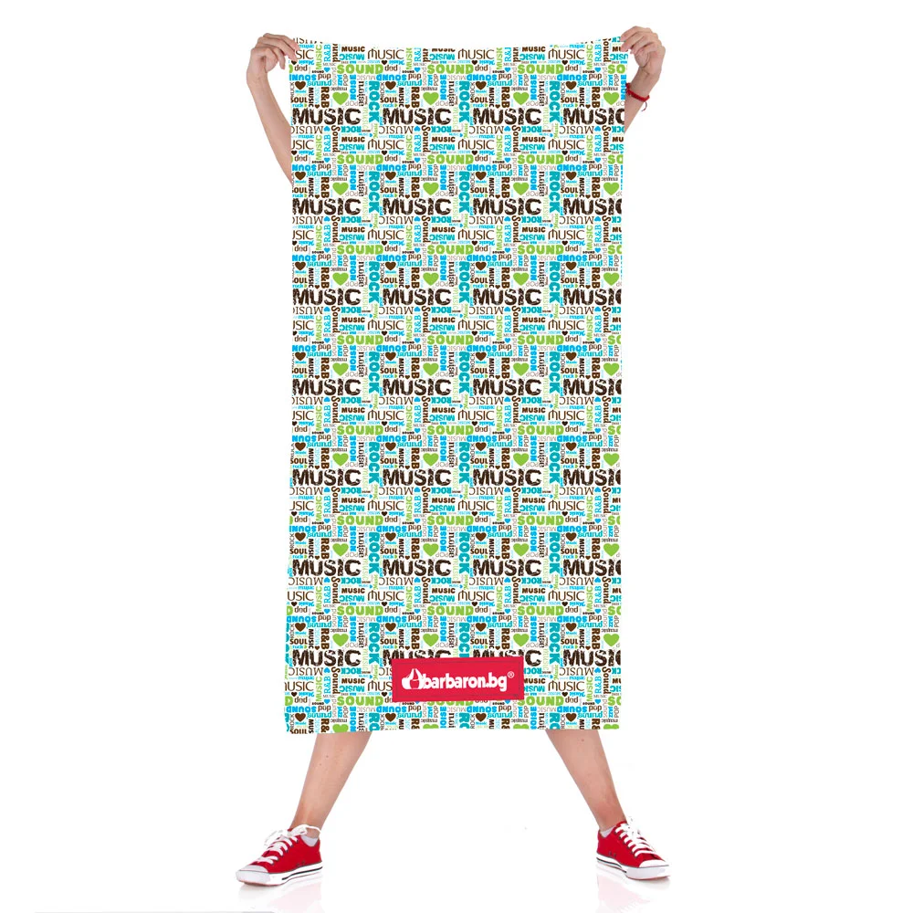 Плажна кърпа "Музикална Вълна"