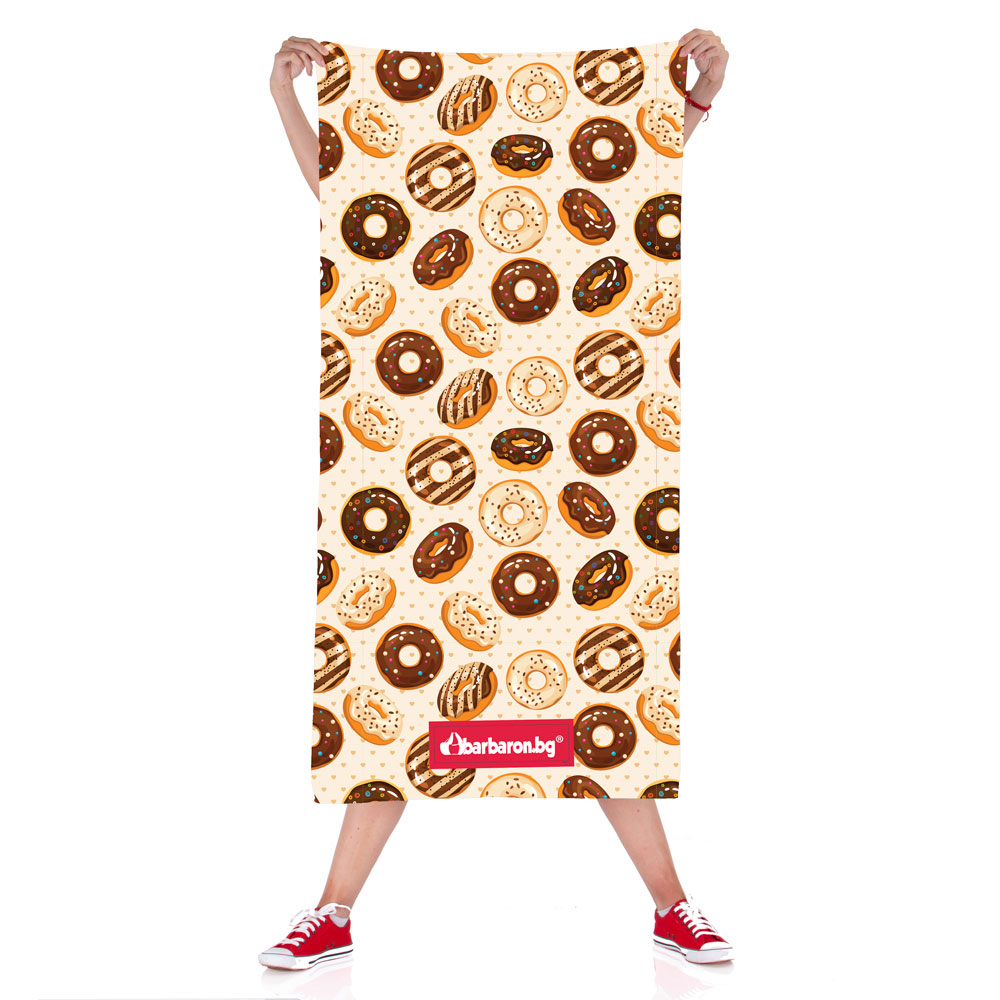 Плажна кърпа "Donuts Party"