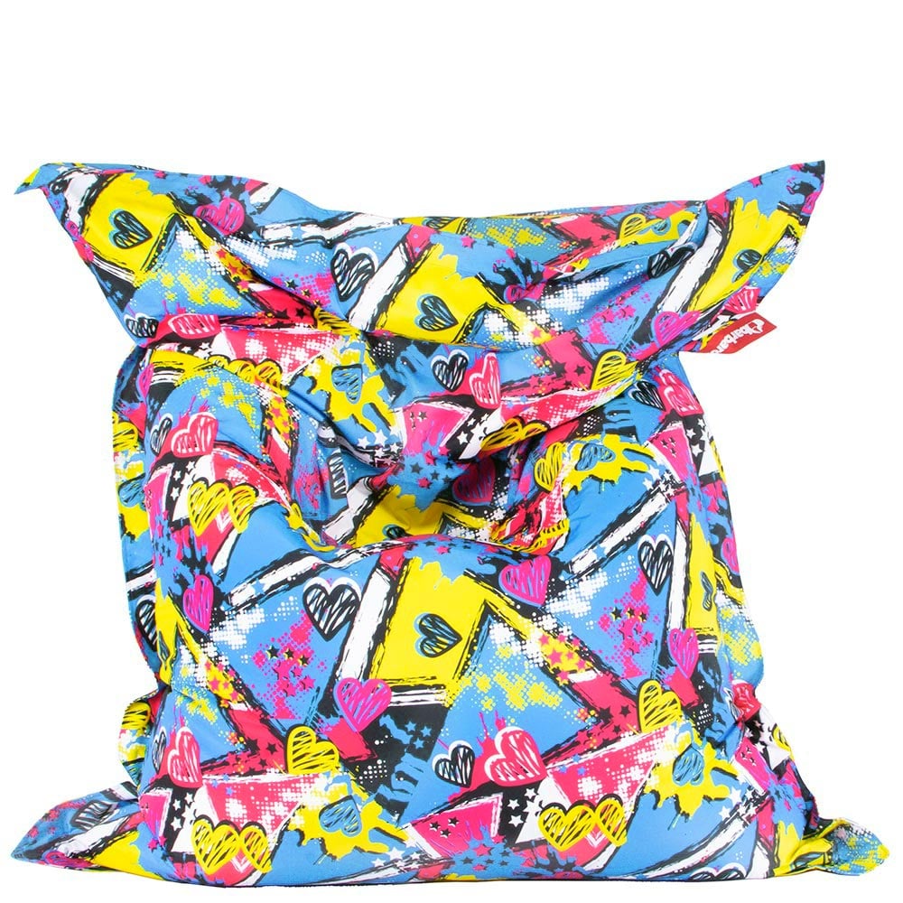 💕 Пуф Възглавница "Love Граффити"