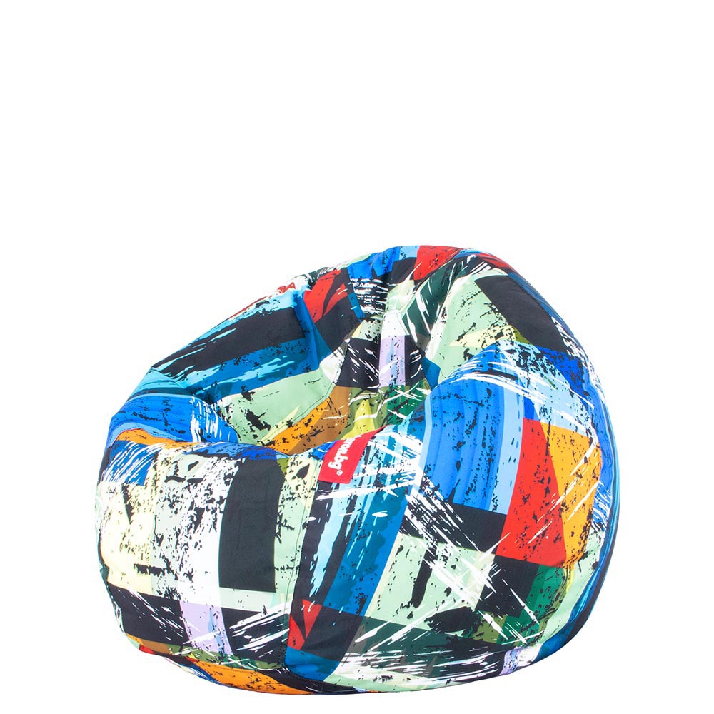 🎨 Детски пуф "Urбан Колаж"