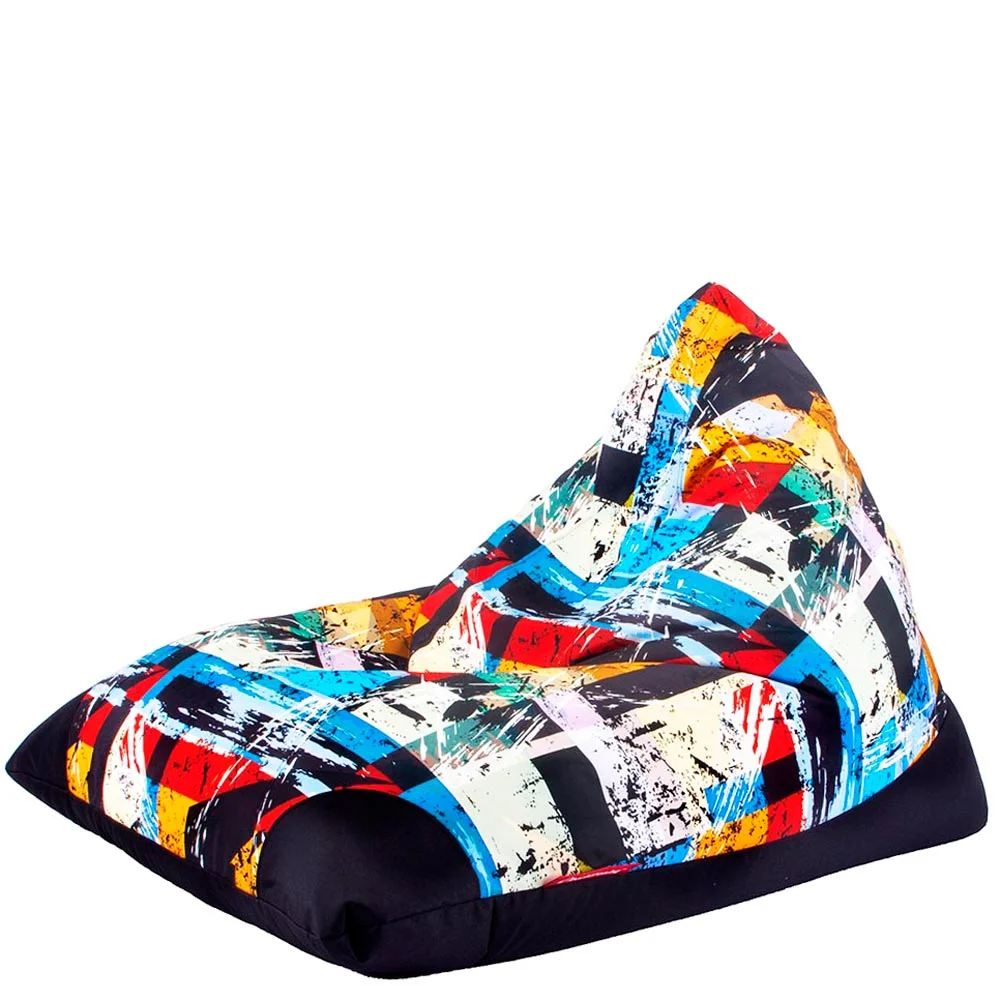 🎨 Пуф Пирамида "Urбан Колаж"