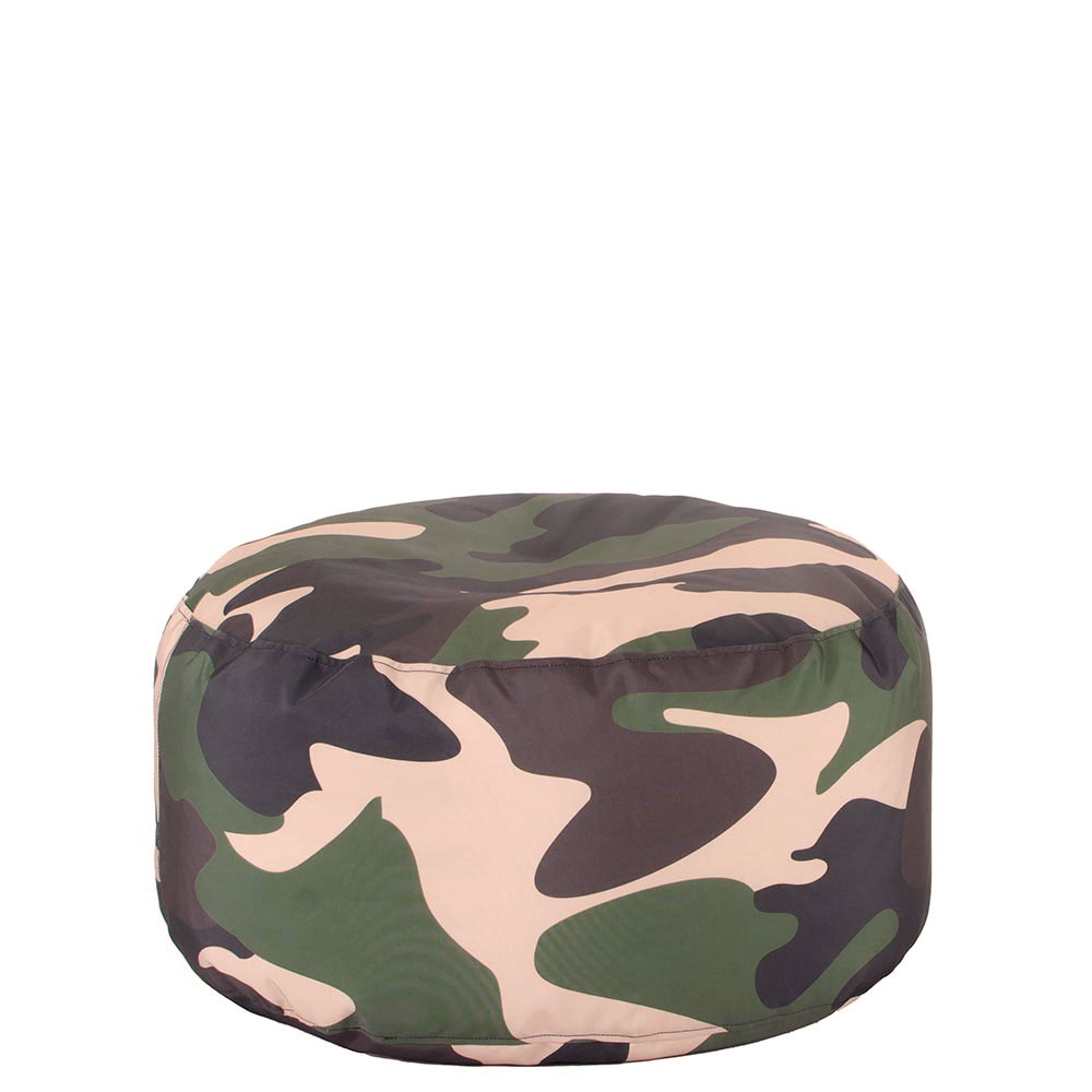🪖 Кръгъл пуф "Военен Камуфлаж"