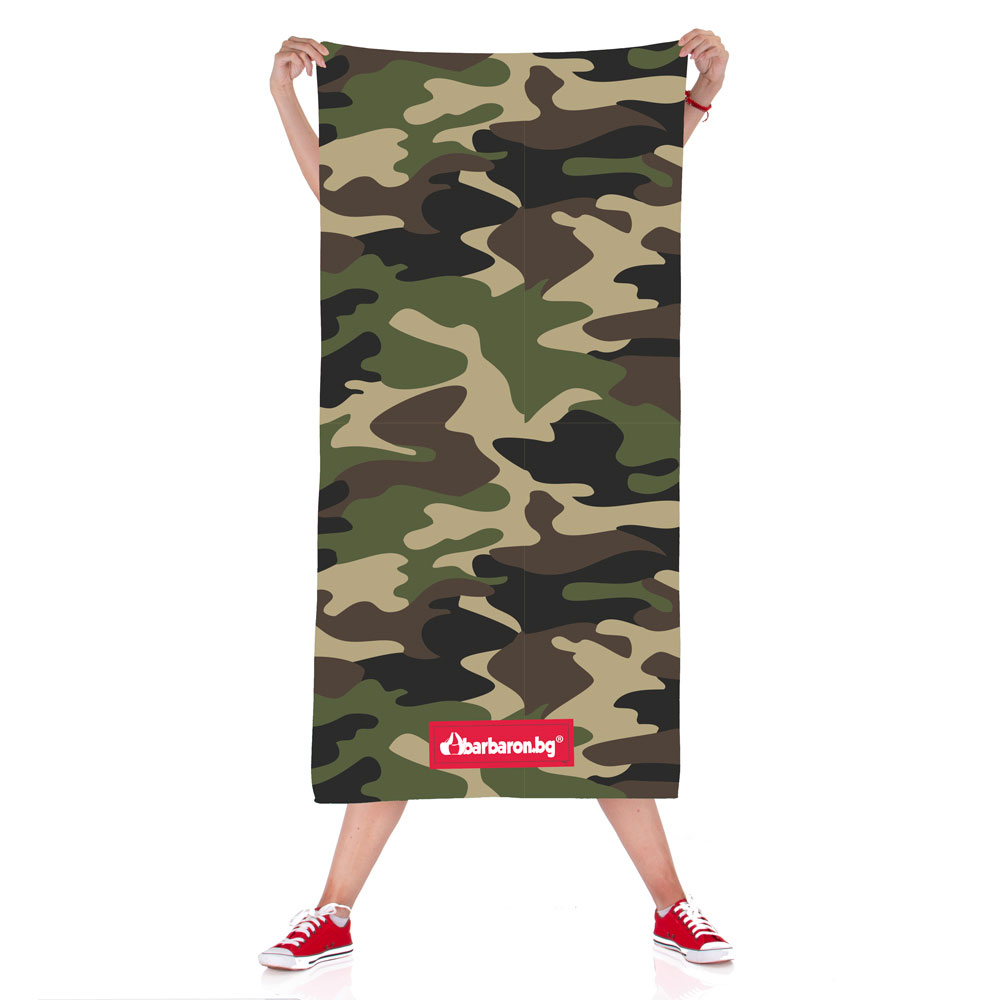 Плажна кърпа "Военен Камуфлаж"