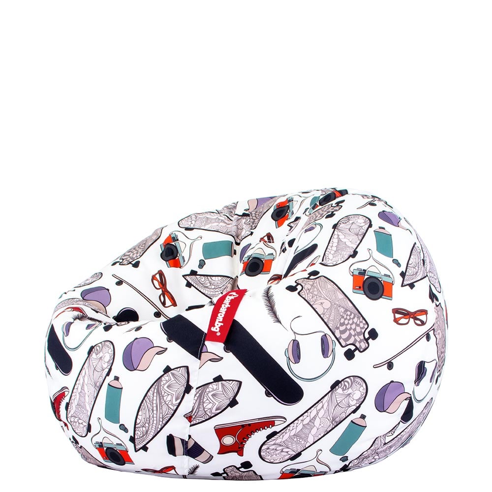 🛹 Пуф Ябълка "Скейт Лайф"