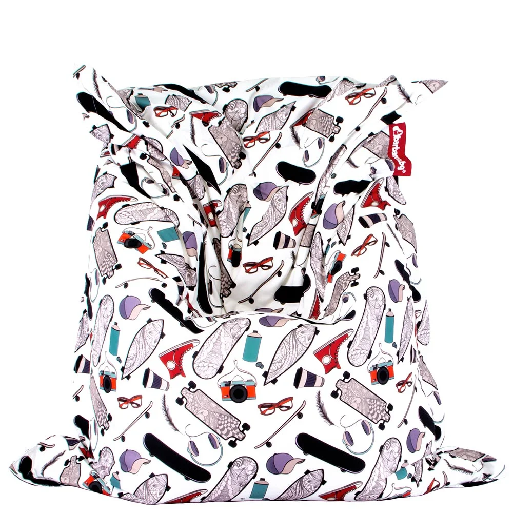 🛹 Пуф Възглавница "Скейт Лайф"