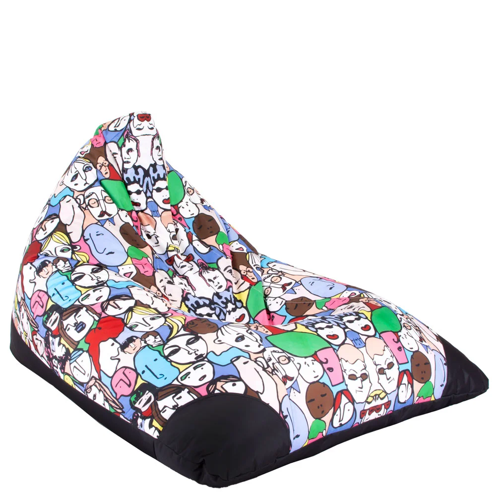 👤 Пуф Пирамида "Анимирани Лица"